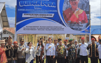 Kanwil Kemenkumham Sulteng dalam Festival Tampo Lore ke-3. FOTO: IST