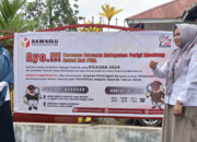 Bawaslu Parimo Launcing Posko Kawal Hak Pilih. (FOTO:mediaalkhairaat/MAWAN)