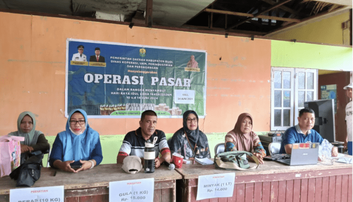Jelang Idul Adha Diskumperindag Buol Gelar Operasi Pasar