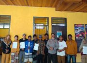 Polsek Wakep Berhasil Mediasi Kasus Penganiayaan, Mengedepankan Penyelesaian Kekeluargaan. FOTO: IST (UpdateHarian.Com/Jefri)