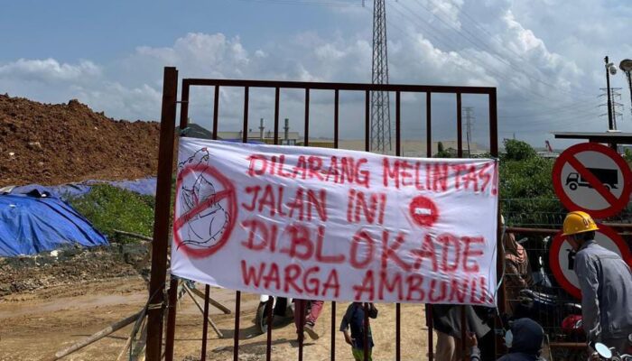 Warga Ambunu Morowali kembali Blokade jalan Holing PT Huabao Industrial Park
