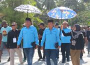 Pasangan Salam Resmi Daftar ke KPU Touna Tampil Kompak dengan Kemeja Biru Langit