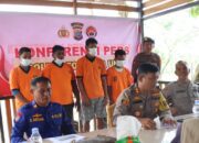 Lima Pelaku Pemburu Ikan Hiu Diamankan Satpolairud  di Perairan Tojo Una-Una