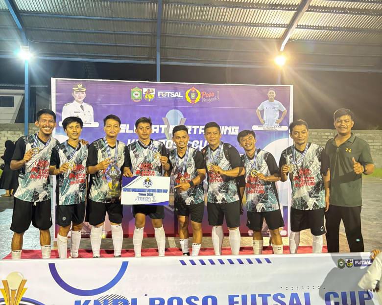 Open Turnamen Futsal KNPI Poso. FOTO: Humas KNPI Poso