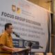 Asisten Pemerintahan dan Kesra Dr. Fahruddin, S.Sos, M.Si pada FGD Peran dan Eksistensi BPP Seluruh Indonesia di IKN dan DKJ, bertempat di hotel BW Coco Palu, Selasa (22/10). FOTO: Ro Adpim Setdaprov Sulteng