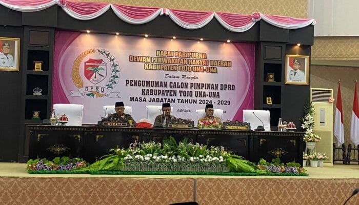 DPRD Tojo Una-una Resmi Umumkan Pimpinan Definitif untuk Periode 2024-2029