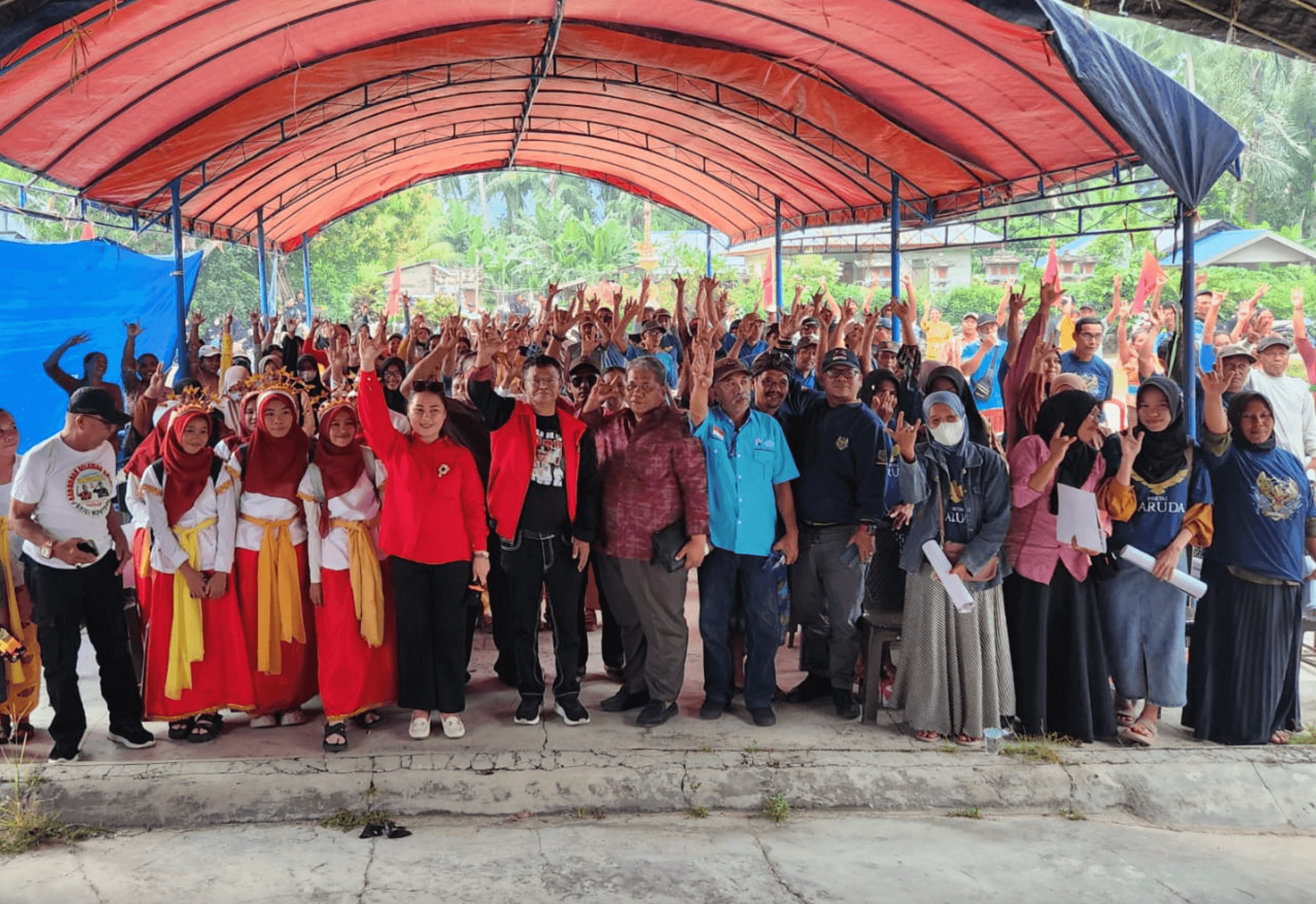 Rusdy Mastura dan TIm Pemenangan Pilgub bersama Masyarakat