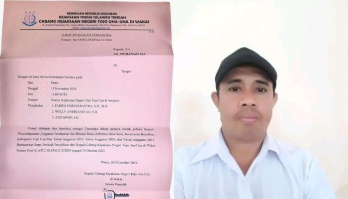 Kejaksaan Wakai Tegaskan Panggilan Keempat untuk Eks Kades Siatu Terkait Dugaan Korupsi Rp 1 Miliar