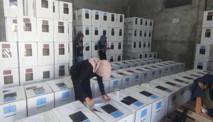 Pengesetan Kotak Suara Pemilu di Tojo Una-Una Selesai, KPU Pastikan Persiapan Pemilu 2024 Lancar