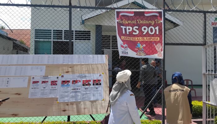 Suasana TPS 901 di lapas kelas IIB, Ampana.