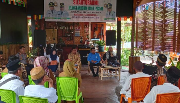 Camat Ampana Kota gelar Silaturahmi jelang Ramadan, Pastikan Waktu Berbuka Puasa Serentak