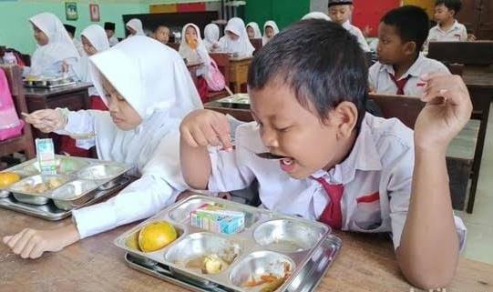 Ilustrasi makan bergizi gratis. FOTO: IST