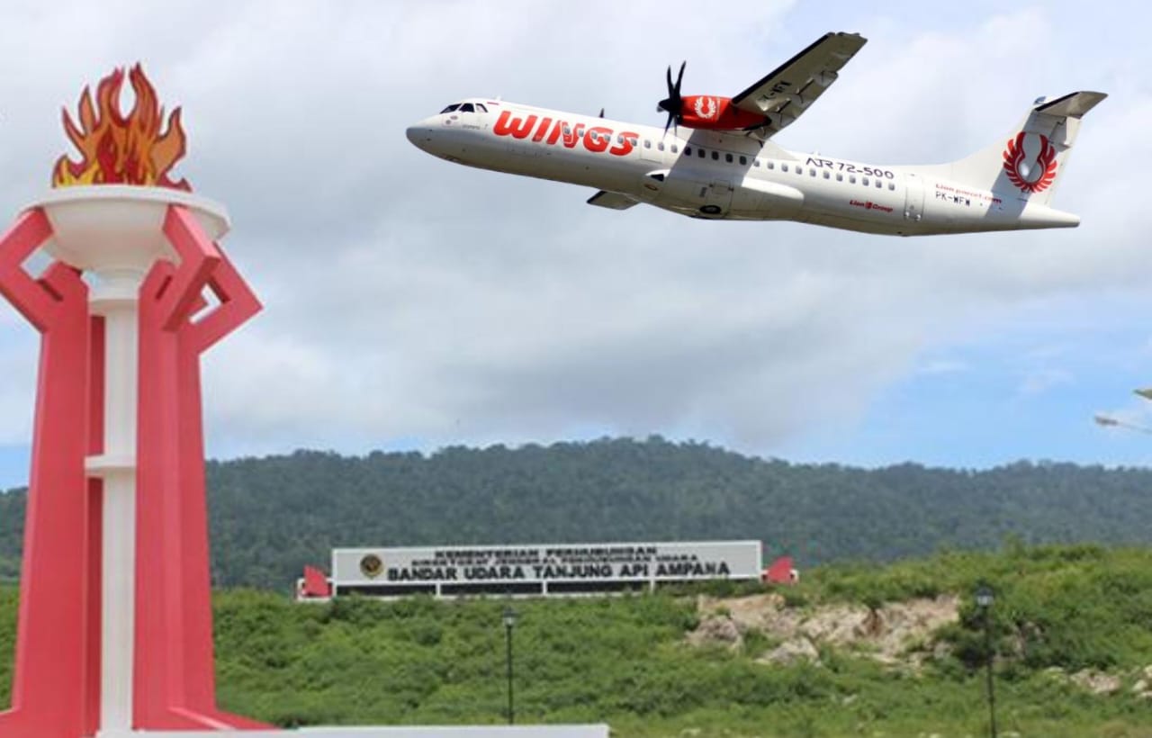 Penerbangan perdana wings air dimulai Sabtu depan. FOTO: IST