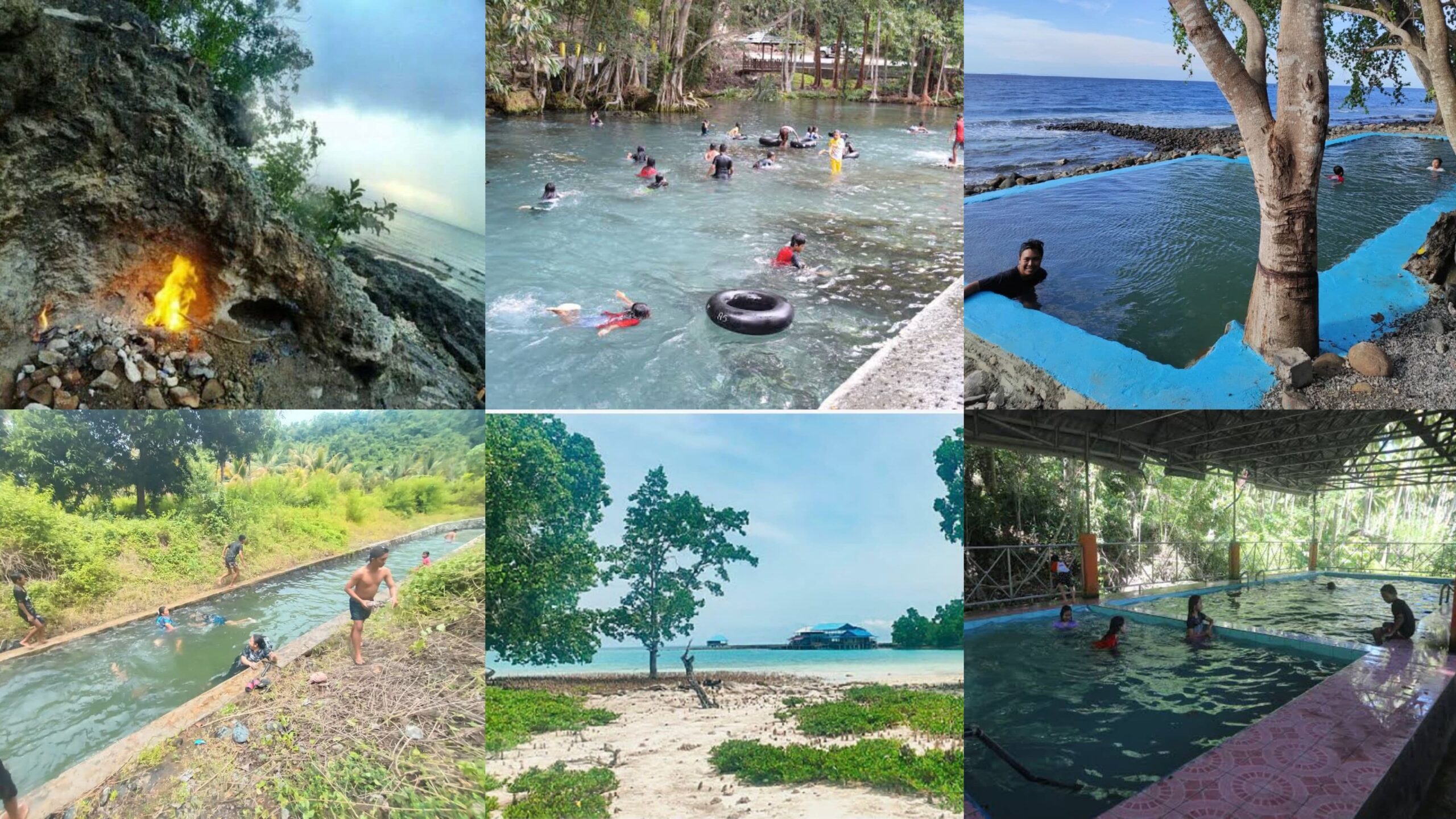 Daftar wisata di Touna yang sering dikunjungi setelah libur lebaran. FOTO: IST